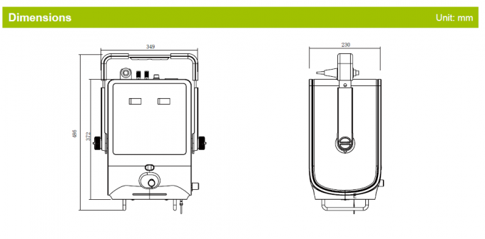 Rs232 Digital X Ray Machine SID 2000ms 15 Degree Target BTR-M5 0