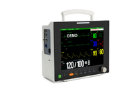 CE Certified TCP IP 800×600 Multi Parameter Patient Monitor 5 Lead ECG 50mm/s Printing
