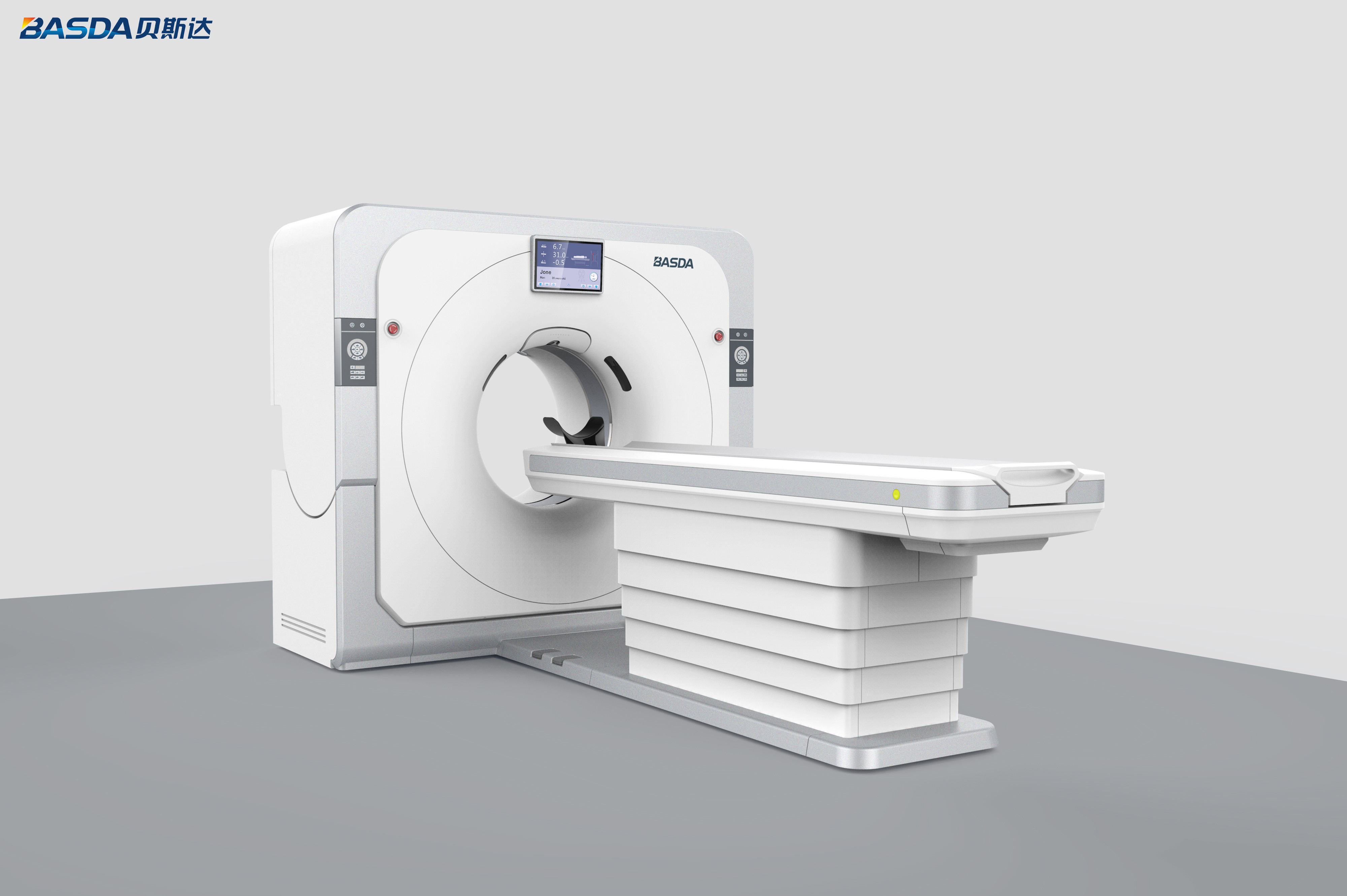 16 Slice Row Detector 76cm 8MHU CT Scan Machine / Computed Tomography System