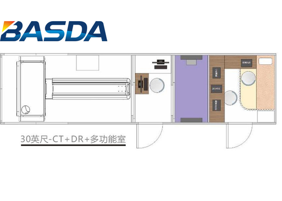 China DR X Ray Mobile Medical Vehicle CT Healthcare Mobile Health Screening Vehicles factory