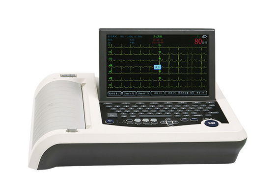 3/6/12 Channel Format Basda 12 Lead Portable Ecg Machine  Basic Version