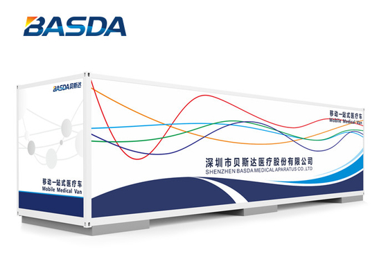 Flexible Mobile Medical Vehicle 20 Feet 220V Mobile Health Van For Chronic Diseases